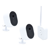 Kit Cámaras De Seguridad Dvr Wifi Color Blanco