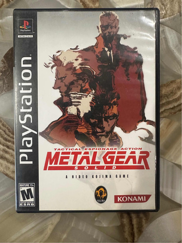 Metal Gear Solid 1 Ps1 Long Box Part Set Completo 2 Cds Ps2