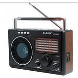 Rádio Retro Livstar 686 Antigo Portátil Am/fm Recarregavel 