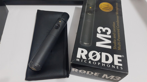 Microfone Condensador Rode M3 - Super Novo!