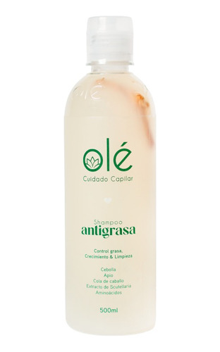 Shampoo Antigrasa Ole Capilar - mL a $78