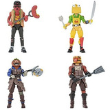 Figura De Dinosaurio Paquete De 4 Figuras De Fortnite Squad 