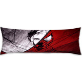 Cojin Almohada Larga Spiderman Cara Abstracto 35x100cm