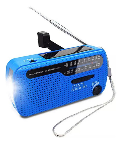 Ysmxg Radio Solar De Emergencia Recargable 1200mah