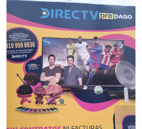 Antena  Direc Tv  Pre Pago Listo Para,anuevo Con Accesorios 