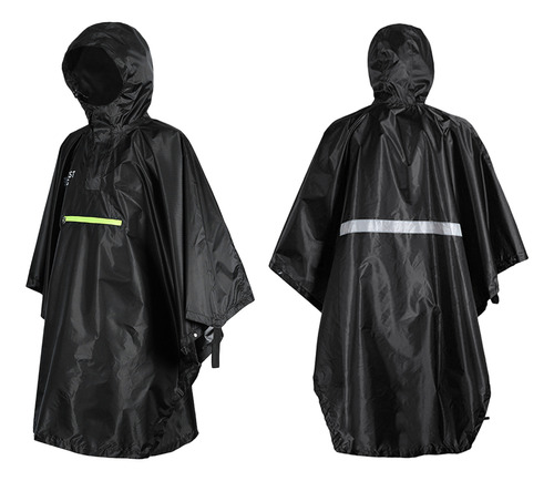 Impermeable Reflectante Poncho Lluvia Hombre Mujer
