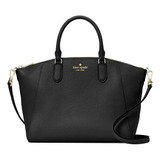 Cartera Kate Spade Parker Mediana De Piel Granulada (negro)