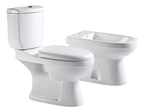 Combo Piazza Garda Baño 4 Pzas Bidet 1 Agujero