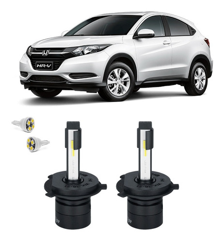 Super Led H4 Farol Baixo Alto Honda Hr-v Hrv