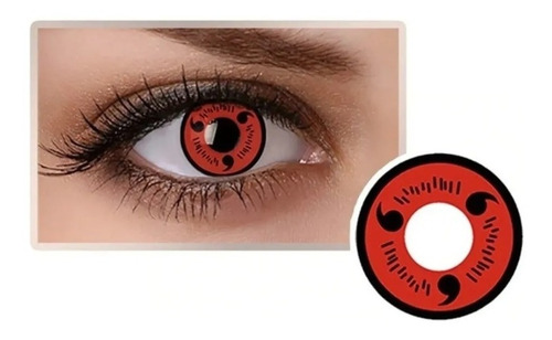 Lentes De Contacto Cosplay  Sharingan - Naruto Shippuden