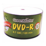 Dvd Virgen Green Master Imprimible Blanco 10 Piezas