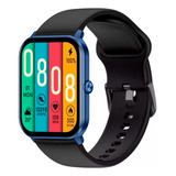 Reloj Inteligente Smartwatch Sumergible Malla Color Negro