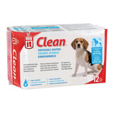Pañales Para Perro Dogit Clean 12u 6,8-15,8kg Talla M/fauna 