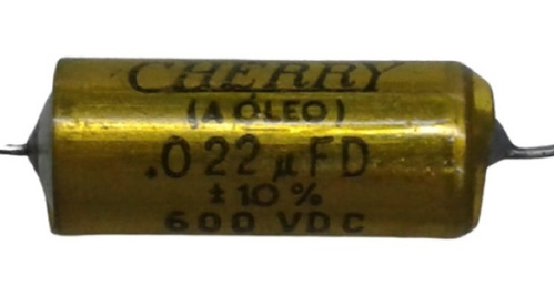 Capacitor A Óleo .022ufd X 600 Vdc Cherry