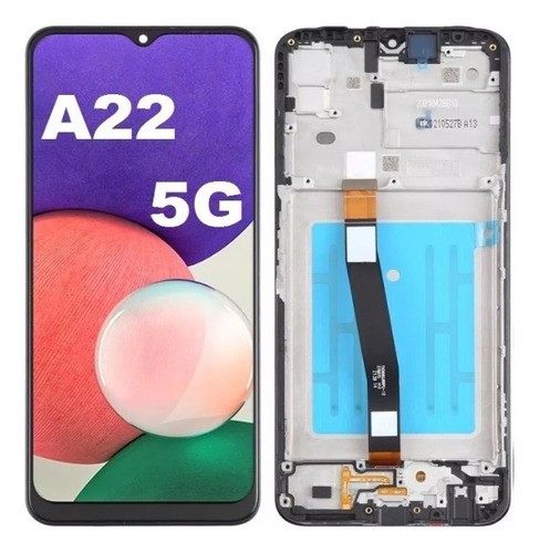 Pantalla Compatible Samsung Galaxy A22 5g Con Marco + Kit