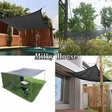 Malla De Proteccion Solar Color Negro Con Arandelas Exterior