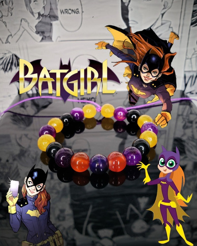 Pulsera Ajustable Inspirada En Batgirl, Personaje De Batman