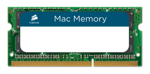 Memoria Ram Apple Sodimm Color Verde 4gb 1 Corsair Cmsa4gx3m1a1066c7