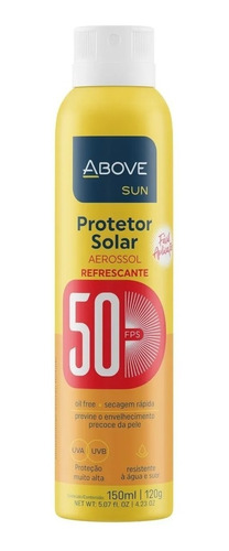 Filtro Solar Protetor Facial Above Fator 50fps Spray 