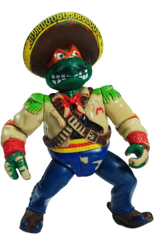 Figura Tmnt  Mike Bandito Tortugas Ninja Vintage 1992
