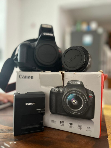 Canon Eos Rebel T7 Dslr Color  Negro