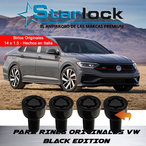 Tuercas De Seguridad Para Vocho Volkswagen Jetta Gli