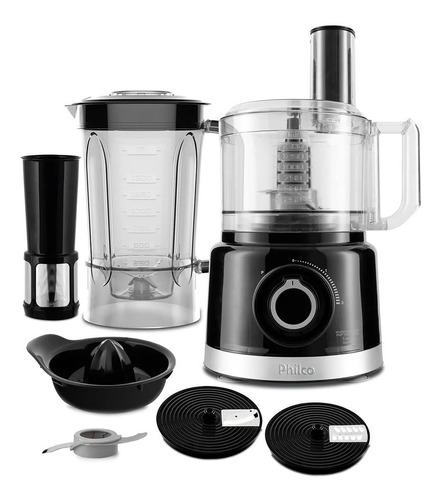 Multiprocessador Philco Turbo 5 Em 1 Pmp1500 900w Preto 110v