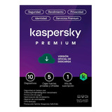 Kaspersky Premium 10 Disp 5 Cuentas Kpm 1 Año Total Security