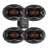 Kit 4 Auto Falantes 69 Jbl Selenium 6x9 100w Rms 400w Total 