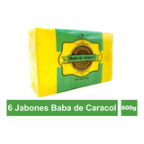 Jabón Artesanal De Baba De Caracol 6 Pz De 100g C/u