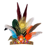 Diadema De Plumas Tocado Banda Para El Cabello Accesorios De