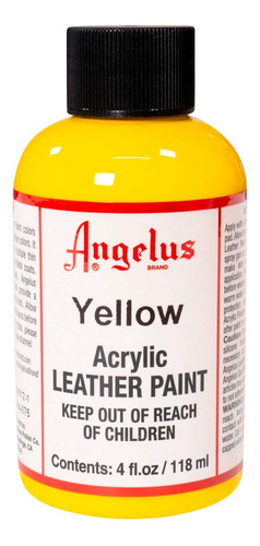 Pintura Acrílica Angelus 4 Oz ( 1 Pieza ) Color Yellow