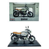 Moto Bmw R Nine T Scrambler Esc. 1:12 Maisto Con Base 