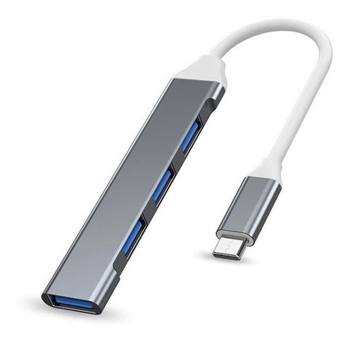 Hub Usb C A 3.0 Adaptador Convertidor 4 En 1 Multi Puertos