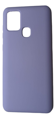 Funda De Silicona Violeta Pastel Para Samsung A21s Slim