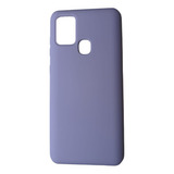 Funda De Silicona Violeta Pastel Para Samsung A21s Slim