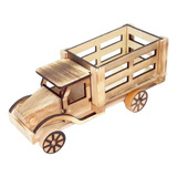 Camion De Retorn De Juguete De Madera Niños Regalo Artesanal