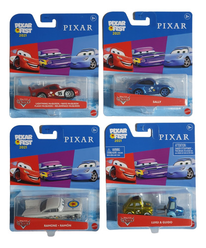 Set 4 Autos Disney Pixar Cars Festival Pixar Fest 2021 Rayo