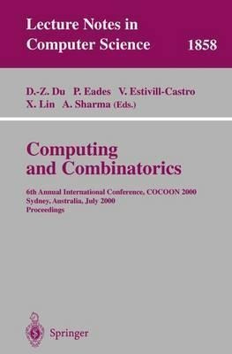 Computing And Combinatorics - Ding-zhu Du (paperback)