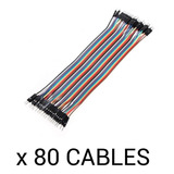 Cables Conectores Dupont Jumper X10 Protoboard Arduino