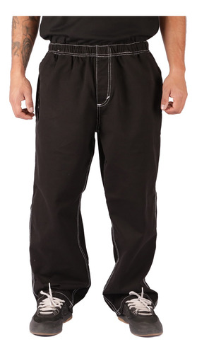 Surf Pant Baggy Negro Contrast Old Tree