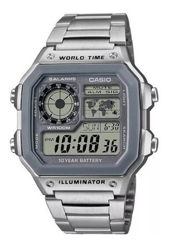 Reloj Casio Caballero De Acero Inoxidable Ae-1200whd-7avcf