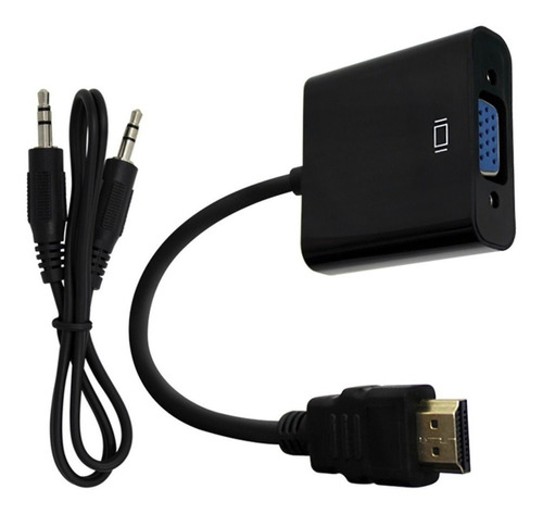 Cable Convertidor Adaptador Hdtv A Vga + Audio Conversor