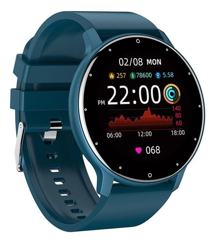 Smartwatch Lige Bw0223 1.28  Caja 45mm  Blue, Malla  Blue De  Silicona