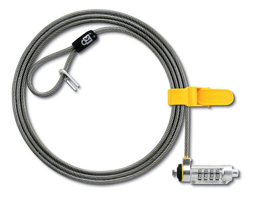 Cable Microsaver Kensington Combination Lock Ultra C/clave Color Negro
