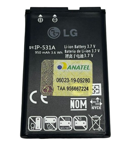 Ba,te.ria Ip-531a Compatível Com LG Gm205 A175 A210 A275 C10