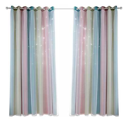 Cortinas De Estrellas Para Dormitorio De Niñas