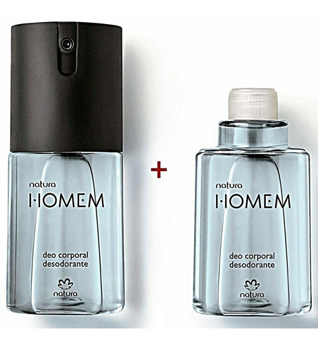 Natura Homem Desodorante Spray Corporal 100ml + Refil 100ml