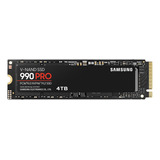 Ssd M2 Samsung 4tb 990 Pro Nvme Pcie Gen 4.0 X4 Mz-v9p4t0bw Cor Preto