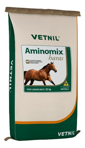 Aminomix Haras Suplemento 25kg Vetnil Equinos, Muares